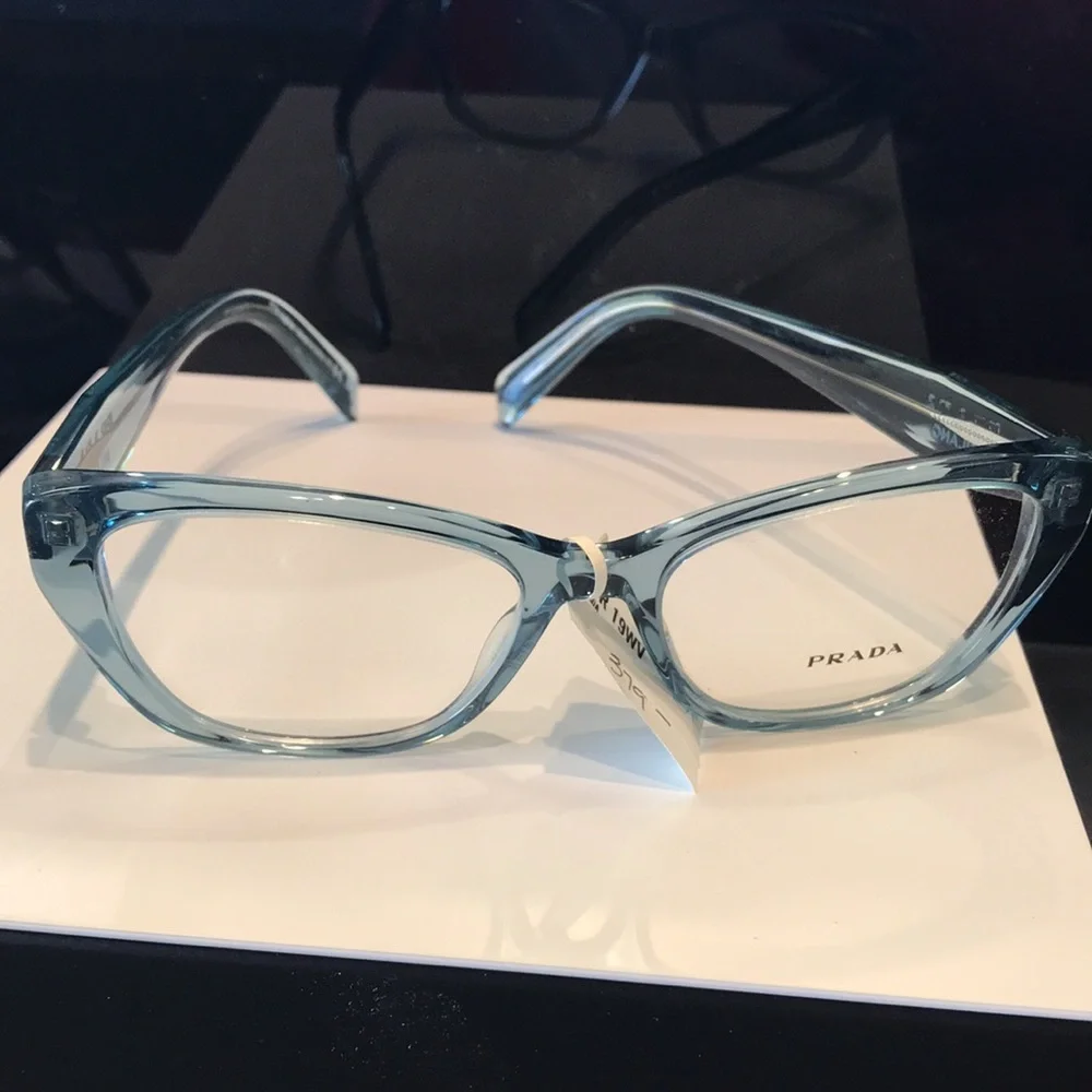 Prada 19WV Blue Women's Eyeglasses New never worn - Picture 3 of 9